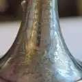 The cornet has some nice engravings on the bell, A Walk to the Crossways Inn, Scole, Norfolk - 21st April 2024