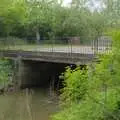 Isobel crosses the old Scole road bridge, A Walk to the Crossways Inn, Scole, Norfolk - 21st April 2024