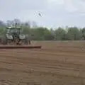 A field is rolled, A Walk to the Crossways Inn, Scole, Norfolk - 21st April 2024