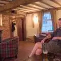 The Boy Phil rests his eyes in Thorndon Black Horse, A Postcard From Horham, Suffolk - 27th April 2024
