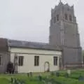 The back of St. Mary's, and its Norman door, A Postcard From Horham, Suffolk - 27th April 2024