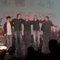 A very Genesis bow at the end of the gig, Visible Touch at The Riverside, Woodbridge, Suffolk - 28th April 2024