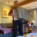 Nosher plays the accordion, A May Miscellany and The Harvs at Ampersand, Diss - 9th May 2024