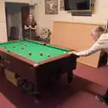 Suey and Marc have a game of stick, The Northern Lights and a Pool Tournament, Brome, Suffolk - 10th May 2024