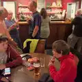 The boys in the village hall bar, The Northern Lights and a Pool Tournament, Brome, Suffolk - 10th May 2024