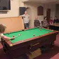 Stick-game action in the village hall, The Northern Lights and a Pool Tournament, Brome, Suffolk - 10th May 2024