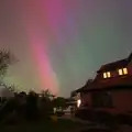 The Northern Lights are over the house, The Northern Lights and a Pool Tournament, Brome, Suffolk - 10th May 2024
