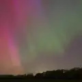 A curtain of light, The Northern Lights and a Pool Tournament, Brome, Suffolk - 10th May 2024