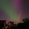 Another view of the aurora over the house, The Northern Lights and a Pool Tournament, Brome, Suffolk - 10th May 2024