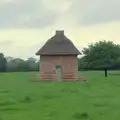 Billingford Hall has a curious thatched outhouse, The BSCC at The Half Moon, Rushall, Norfolk - 16th May 2024