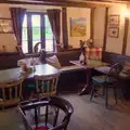 The cosy bar of the Rushall Half Moon, The BSCC at The Half Moon, Rushall, Norfolk - 16th May 2024