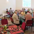 There's quite a crowd inside, The Village Hall Plant Sale, and a New Dinghy, Weybread, Norfolk - 19th May 2024