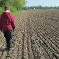 Fred tries a bit of detecting on a field, The Village Hall Plant Sale, and a New Dinghy, Weybread, Norfolk - 19th May 2024