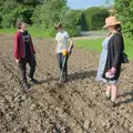 Harry as a quick go as we find some iron bits, The Village Hall Plant Sale, and a New Dinghy, Weybread, Norfolk - 19th May 2024