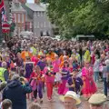 The samba group and a mass of people, Saxtead Mill, Framlingham Gala and Chips on the Beach, Aldeburgh - 27th May 2024