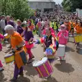 The band marches on, Saxtead Mill, Framlingham Gala and Chips on the Beach, Aldeburgh - 27th May 2024