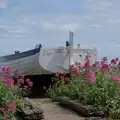 Four Daughters - one of the last wooden beach boats, Saxtead Mill, Framlingham Gala and Chips on the Beach, Aldeburgh - 27th May 2024