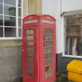 The K6 phone box outside the post office, The Sutton Hoo Ship Reconstruction, The Longshed, Woodbridge - 29th May 2024