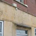 Faint vestiges of the Lloyds Bank sign, The Sutton Hoo Ship Reconstruction, The Longshed, Woodbridge - 29th May 2024