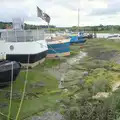 Green algae on the mud, The Sutton Hoo Ship Reconstruction, The Longshed, Woodbridge - 29th May 2024