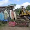 Another boatyard, The Sutton Hoo Ship Reconstruction, The Longshed, Woodbridge - 29th May 2024