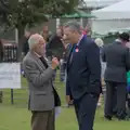 Some dude is interviewed, Fred and the SYWO at the Suffolk Show, Trinity Park, Ipswich - 30th May 2024