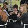 Fred's furious fluting, Fred and the SYWO at the Suffolk Show, Trinity Park, Ipswich - 30th May 2024