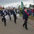 At the head of the march, Fred and the SYWO at the Suffolk Show, Trinity Park, Ipswich - 30th May 2024