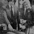 Ollie with Miss Anglia in the 1970s, Ollie's 70th Birthday, The Handyman, Eye, Suffolk - 1st June 2024