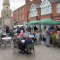 More crowds by the memorial, Ollie's 70th Birthday, The Handyman, Eye, Suffolk - 1st June 2024