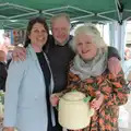 Ollie joins in with the teapot group, Ollie's 70th Birthday, The Handyman, Eye, Suffolk - 1st June 2024