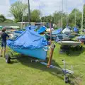 The new dinghy is hauled out from its spot, Sailing at the Lake, and the GSB at Mellis, Suffolk - 6th June 2024