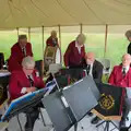 The band in the marquee, Sailing at the Lake, and the GSB at Mellis, Suffolk - 6th June 2024