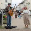 Messing around on the market place, A "Once" Photoshoot, Diss, Norfolk - 8th June 2024