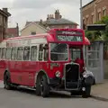 There's a vintage coach by the bus stop, Open Gardens, Eye, Suffolk - 9th June 2024