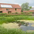 Abbey Hall from across the pond, Open Gardens, Eye, Suffolk - 9th June 2024