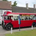 The coach is waiting on Lambseth Street, Open Gardens, Eye, Suffolk - 9th June 2024