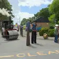 The steam roller has got its smoke on, The Carnival Procession, Diss, Norfolk - 16th June 2024