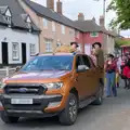 Clive drives the Palgrave Players around, The Carnival Procession, Diss, Norfolk - 16th June 2024