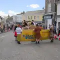 The Palgrave Players on Market Place, The Carnival Procession, Diss, Norfolk - 16th June 2024