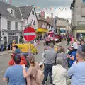 A view of the parade from up a lamppost, The Carnival Procession, Diss, Norfolk - 16th June 2024