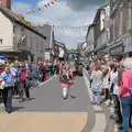 The parade snakes its way through town, The Carnival Procession, Diss, Norfolk - 16th June 2024