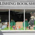 Diss Publishing's window is on-theme, The Carnival Procession, Diss, Norfolk - 16th June 2024