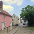 The pink 18th-century Dairy Cottages , The BSCC at Finningham, and Stowmarket Teeth, Suffolk - 21st June 2024