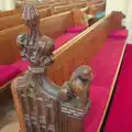 A mediaeval bench end, The BSCC at Finningham, and Stowmarket Teeth, Suffolk - 21st June 2024