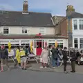 The karate club gang outside the Red Lion, Eye Karate Kamp, Southwold Harbour, Suffolk - 6th July 2024