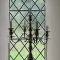 A nice candelabra in front of a window, A Return to Bedfield and the Church of St. Nicholas, Suffolk - 11th July 2024