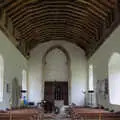 Looking west, and a giant former arch, A Return to Bedfield and the Church of St. Nicholas, Suffolk - 11th July 2024