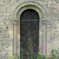 A Norman door, unused now, A Return to Bedfield and the Church of St. Nicholas, Suffolk - 11th July 2024