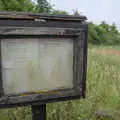 A sign for the old Bedfield playground, since moved, A Return to Bedfield and the Church of St. Nicholas, Suffolk - 11th July 2024